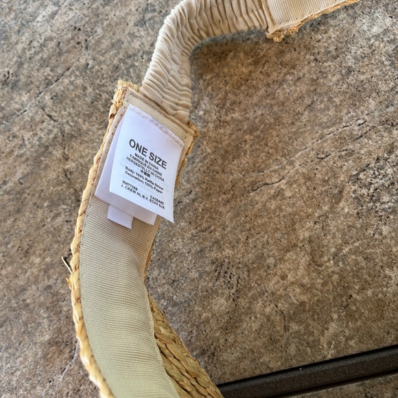 J. Crew Girls' straw fringe visor - Picture 4 of 7